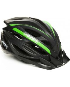 Шолом ONRIDE GRIP black-green L(58-61) , модель HB31, колір козирка Black, колір лого White
