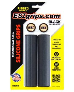 Гріпси ESI Ribbed Extra Chunky Black Silicone Bicycle Grips