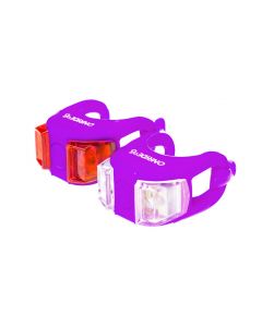 Світло маячок комплект ONRIDE силіконова Dual  фіолетовий