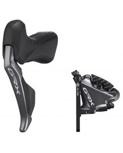 Гальма гідравлічні (дуал) Shimano GRX Di2 ST-RX815+BR-RX810 Left