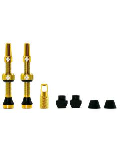 Вентилі для безкамерних коліс MUC-OFF TUBELESS 44mm золотий