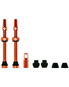 Вентилі для безкамерки MUC-OFF TUBELESS 60mm помаранчеві